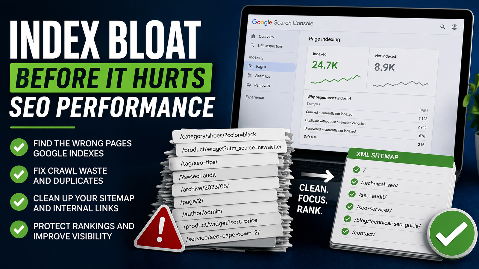 Fixing SEO index bloat effectively